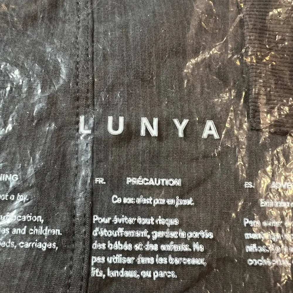 LUNYA Cool Short Eclipse Gray Pocket Cotton Blend Pull On Lounge Sleep XS NEW - Picture 8 of 9